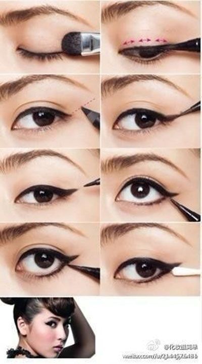 easy-cat-eyes-makeup-tutorial-41_15 Easy cat eyes make-up tutorial