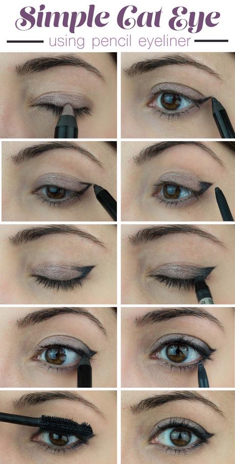 easy-cat-eyes-makeup-tutorial-41_4 Easy cat eyes make-up tutorial