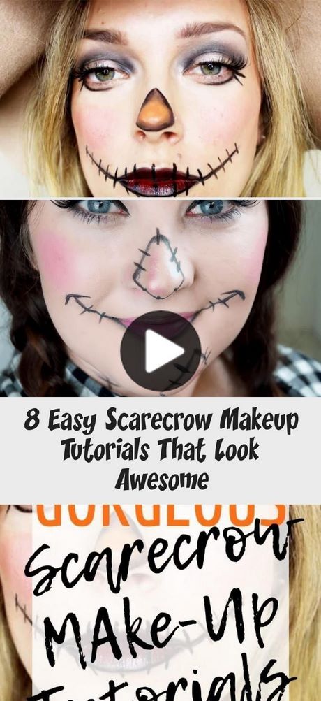 easy-scarecrow-makeup-tutorial-14_14 Easy scarecrow make-up tutorial