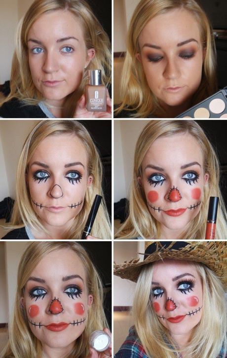 easy-scarecrow-makeup-tutorial-14_2 Easy scarecrow make-up tutorial