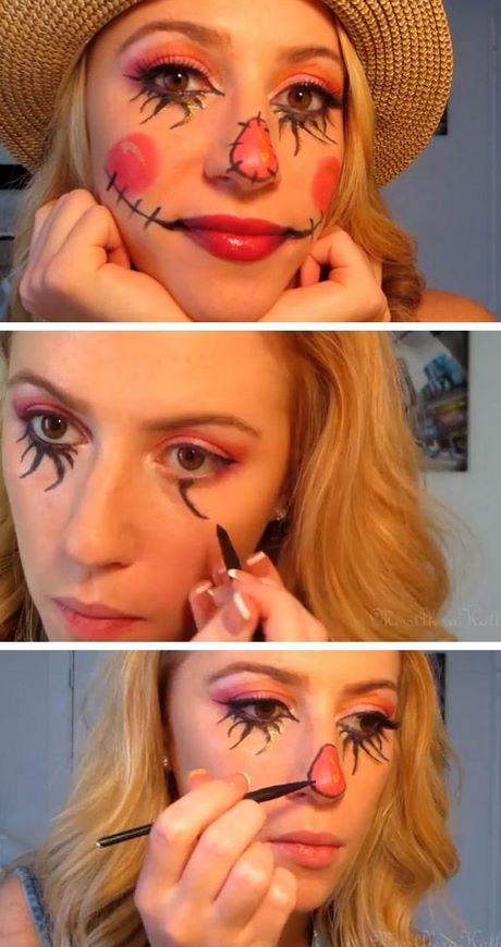 easy-scarecrow-makeup-tutorial-14_7 Easy scarecrow make-up tutorial