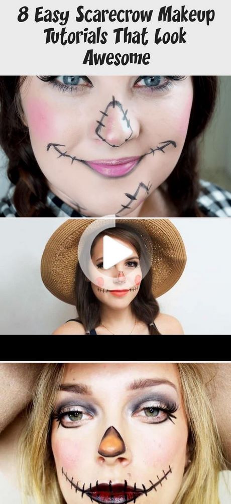 easy-scarecrow-makeup-tutorial-14_8 Easy scarecrow make-up tutorial