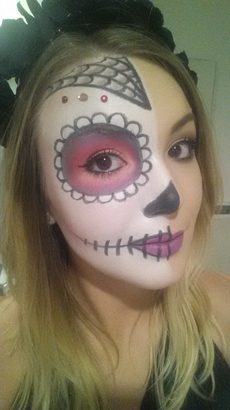 easy-skeleton-makeup-tutorial-half-face-43_2 Gemakkelijk skelet make-up tutorial half gezicht