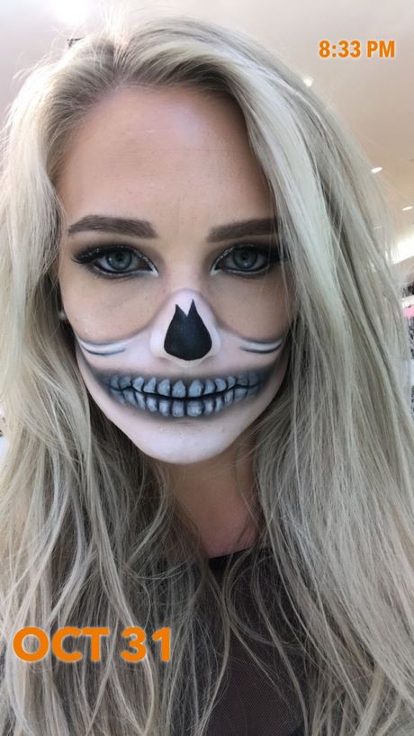 easy-skeleton-makeup-tutorial-half-face-43_6 Gemakkelijk skelet make-up tutorial half gezicht