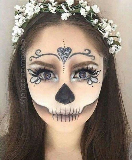 easy-skeleton-makeup-tutorial-half-face-43_9 Gemakkelijk skelet make-up tutorial half gezicht