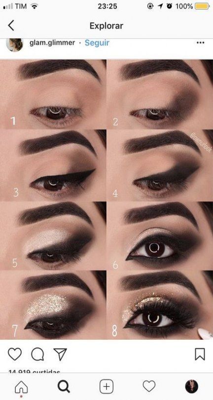 eyebrow-makeup-tutorial-with-eyeshadow-32_10 Wenkbrauw make - up tutorial met oogschaduw