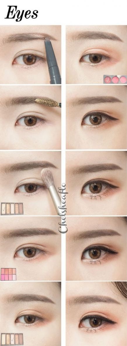 eyebrow-makeup-tutorial-with-eyeshadow-32_11 Wenkbrauw make - up tutorial met oogschaduw