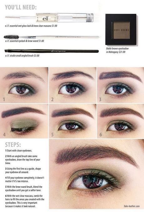 eyebrow-makeup-tutorial-with-eyeshadow-32_15 Wenkbrauw make - up tutorial met oogschaduw