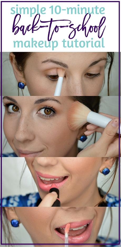 fast-makeup-tutorial-for-school-72_3 Snelle make - up tutorial voor school