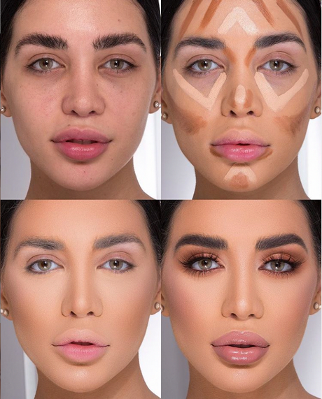 full-lips-makeup-tutorial-14 Volledige lippen make-up tutorial