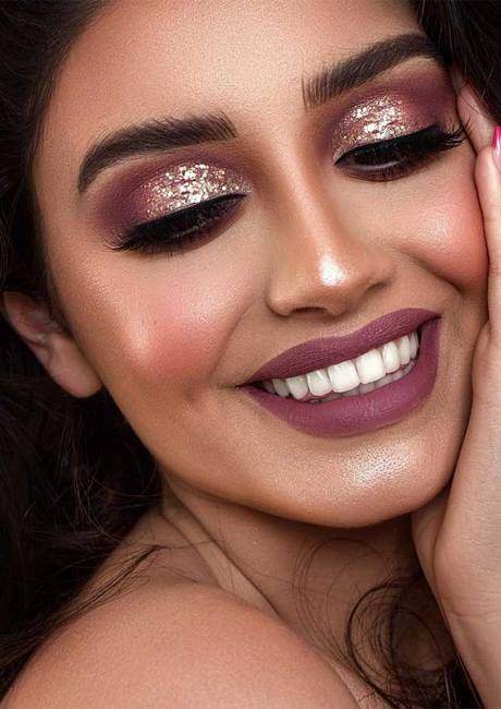 Glamoureuze make-up tutorial voor bruine ogen