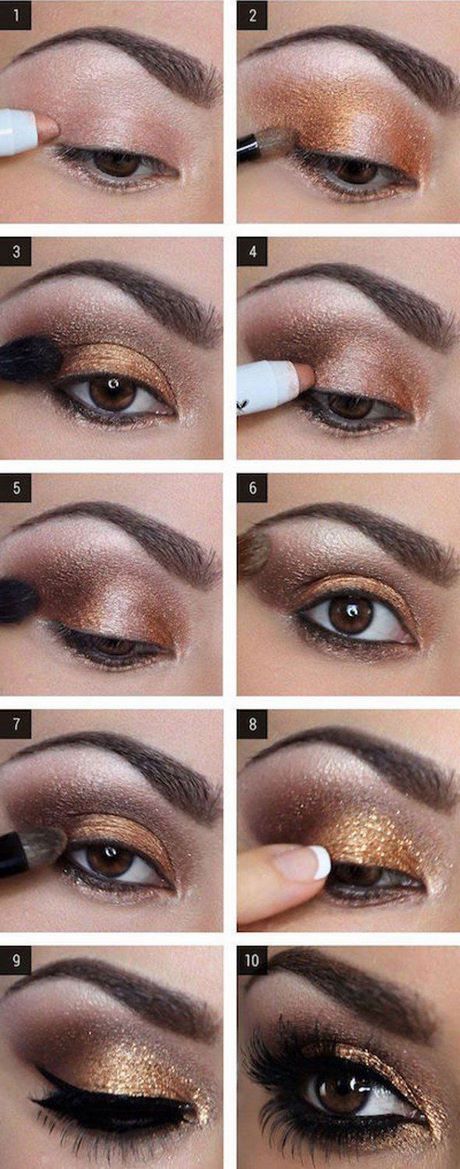glamorous-makeup-tutorial-for-brown-eyes-71_16 Glamoureuze make-up tutorial voor bruine ogen