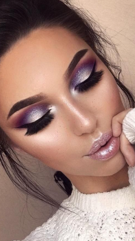glamorous-purple-smoky-eye-makeup-tutorial-52 Glamoureuze paarse smoky eye make-up tutorial