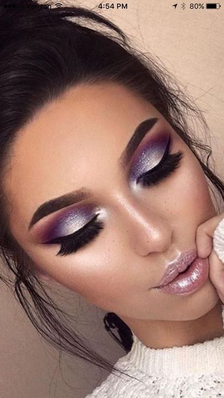 glamorous-purple-smoky-eye-makeup-tutorial-52_12 Glamoureuze paarse smoky eye make-up tutorial