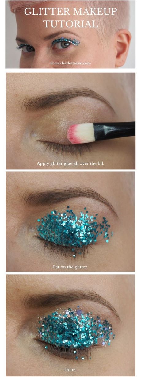 glitter-face-makeup-tutorial-18_7 Glitter gezicht make-up tutorial