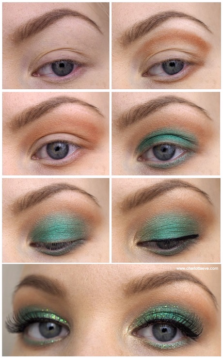 gold-blue-makeup-tutorial-81_12 Gouden blauwe make-up tutorial