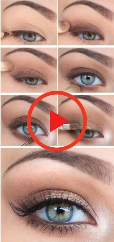 green-makeup-tutorial-for-brown-eyes-02_6 Groene make - up tutorial voor bruine ogen