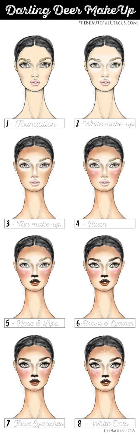 how-to-do-deer-makeup-tutorial-98_4 Hoe te doen herten make-up tutorial