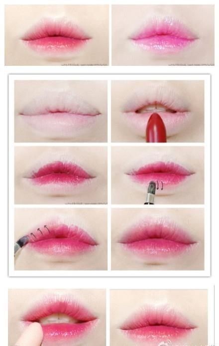 Koreaanse make-up tutorial lippen