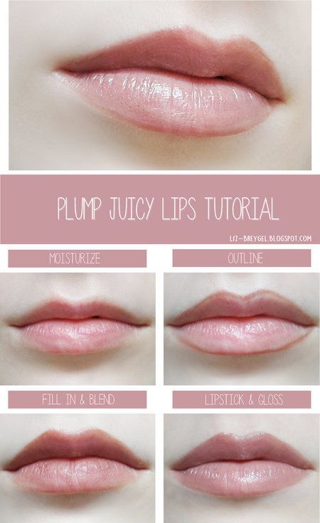 lip-makeup-tutorial-for-big-lips-11_7 Lip make - up tutorial voor grote lippen