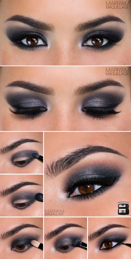 makeup-tutorial-black-and-brown-smokey-eye-with-glitter-49_2 Make-up tutorial Zwart en bruin smokey eye met glitter