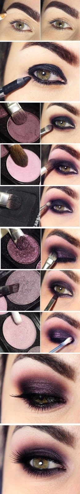 makeup-tutorial-black-and-brown-smokey-eye-with-glitter-49_9 Make-up tutorial Zwart en bruin smokey eye met glitter