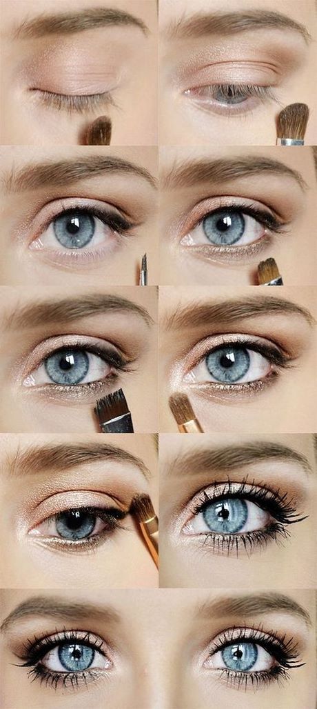 makeup-tutorial-for-blue-eyes-and-blonde-hair-96_4 Make - up tutorial voor blauwe ogen en blond haar