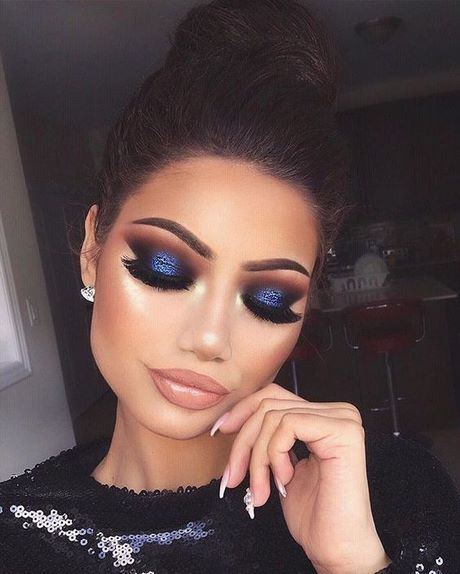 makeup-tutorial-for-royal-blue-dress-28_7 Make - up tutorial voor royal blue dress