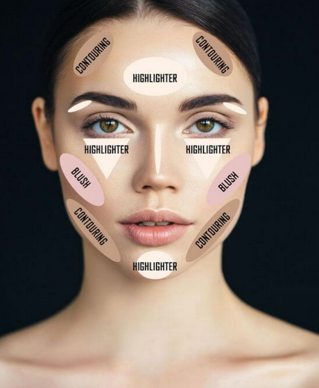 makeup-tutorial-highlighting-and-contouring-12_2 Make-up tutorial markeren en contouren
