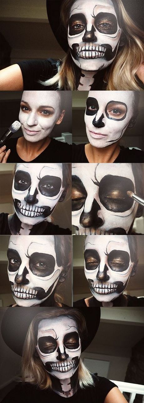 Man suiker schedel make-up tutorial