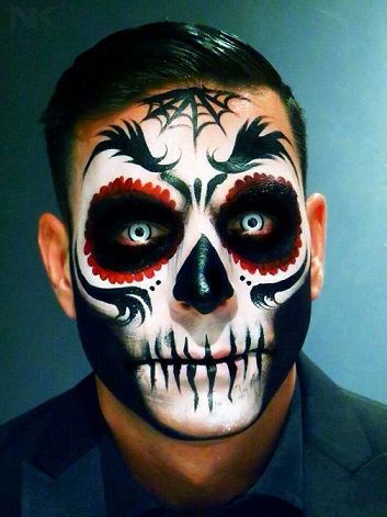 man-sugar-skull-makeup-tutorial-49_5 Man suiker schedel make-up tutorial