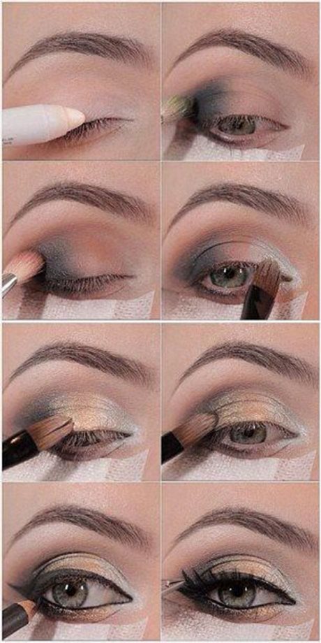Nieuwe Jaar Make-up tutorial glitter