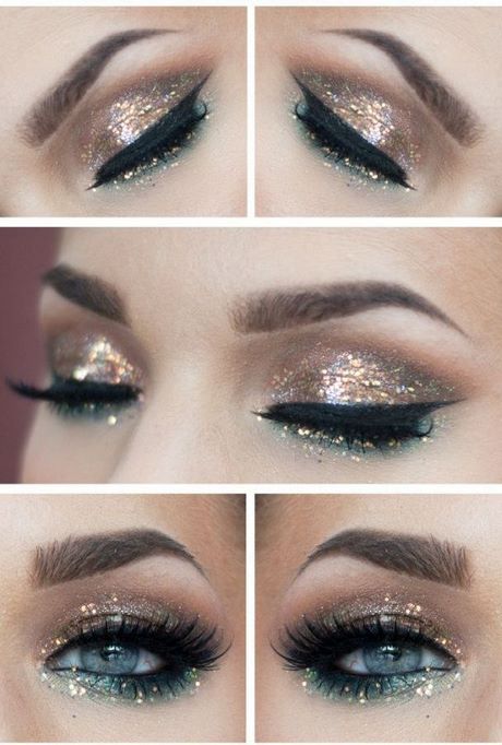 new-years-makeup-tutorial-glitter-10_12 Nieuwe Jaar Make-up tutorial glitter