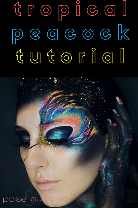Peacock make-up tutorial urban decay