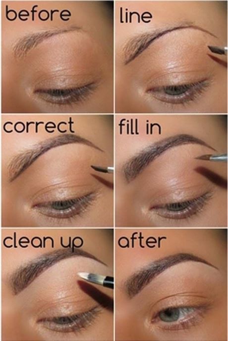 Perfecte wenkbrauw make-up tutorial