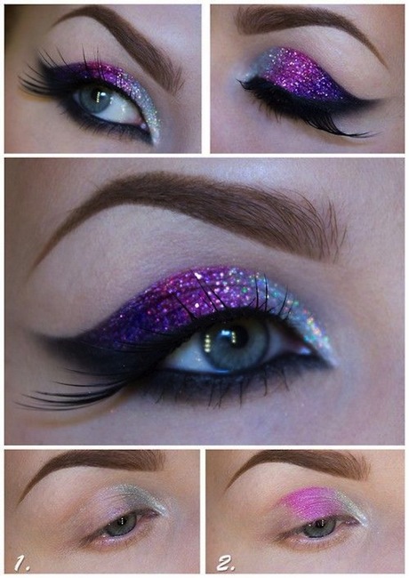 pink-glitter-eye-makeup-tutorial-53_6 Roze glitter oog make-up tutorial