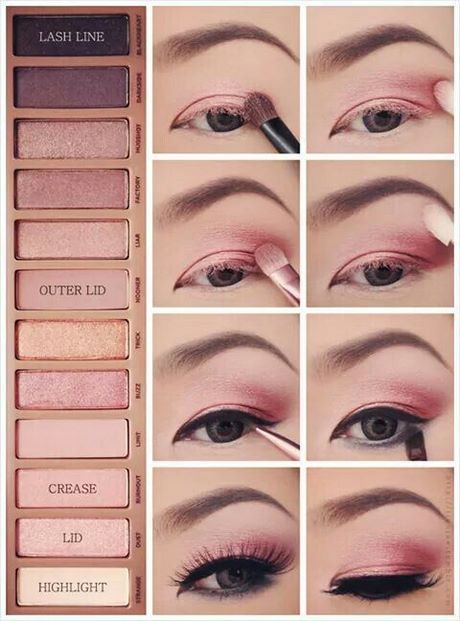 pink-smokey-eyes-makeup-tutorial-22_17 Roze smokey ogen make-up tutorial