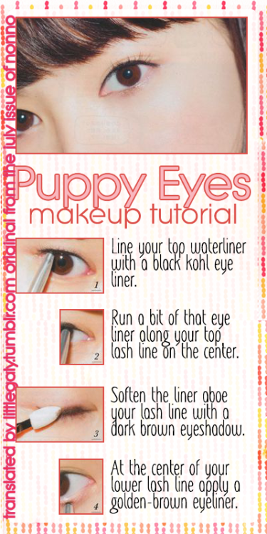 puppy-eyes-makeup-tutorial-69 Puppy ogen make-up tutorial