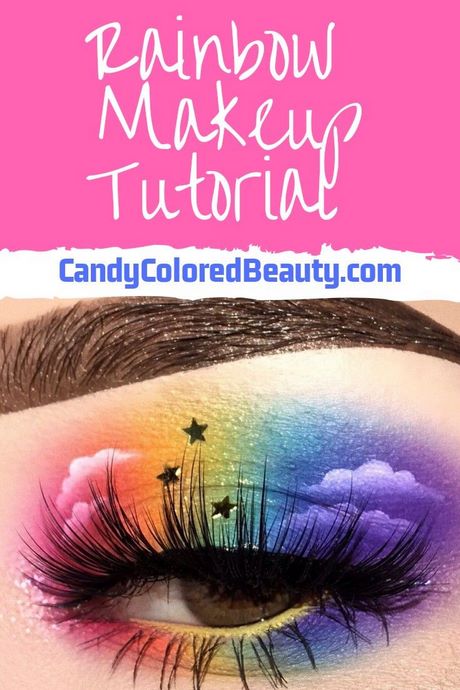 rainbow-eye-makeup-tutorial-40_14 Regenboog oog make-up tutorial