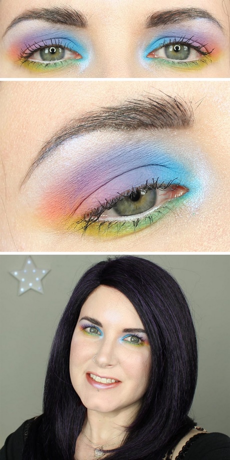 rainbow-eye-makeup-tutorial-40_2 Regenboog oog make-up tutorial