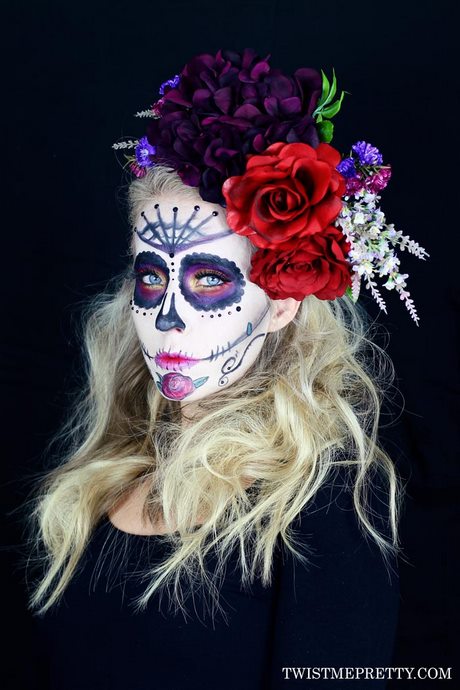 red-and-black-sugar-skull-makeup-tutorial-99_2 Rode en zwarte suiker schedel make-up tutorial
