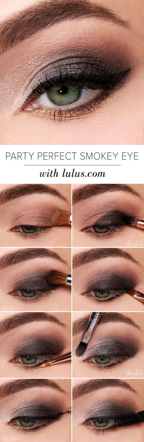 Smokey black eye make-up tutorial