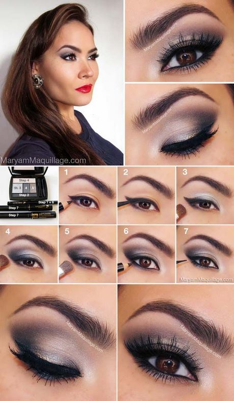 smokey-eye-makeup-tutorial-for-brown-eyes-21_3 Smokey eye make - up tutorial voor bruine ogen