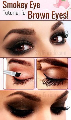 smokey-eye-makeup-tutorial-for-brown-eyes-21_7 Smokey eye make - up tutorial voor bruine ogen