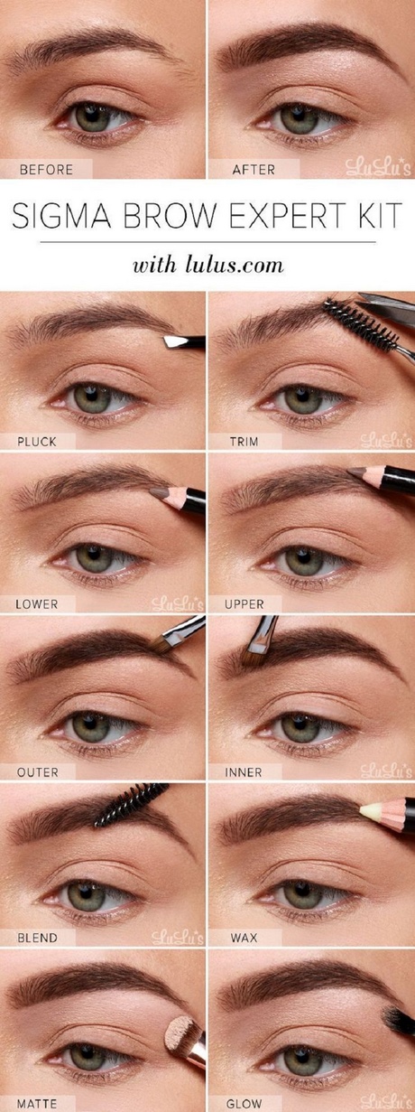 tutorial-eyebrow-makeup-99 Zelfstudie wenkbrauw make-up
