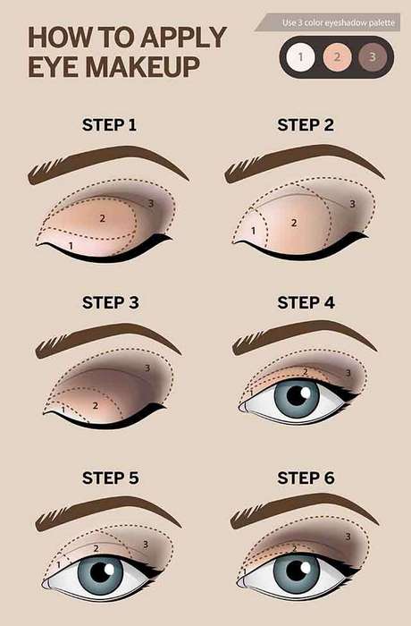 Twee toned oogschaduw make-up tutorial
