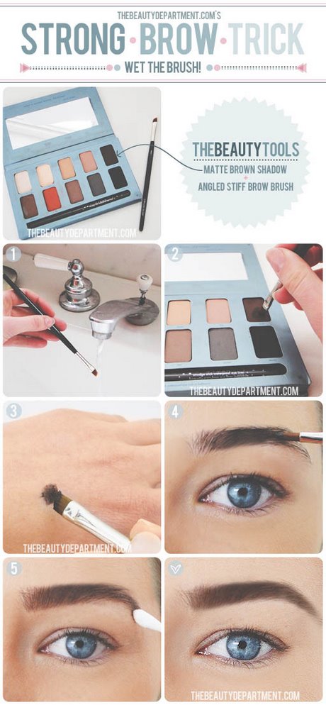 Vet Wenkbrauwen Make-up tutorial