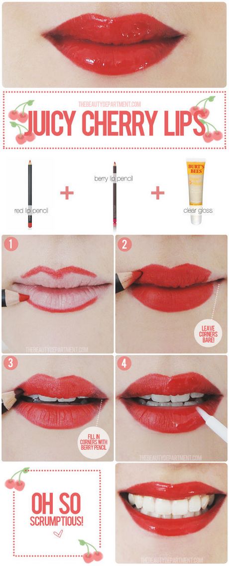 bold-red-lip-makeup-tutorial-57_15 Vet rode lip make-up tutorial