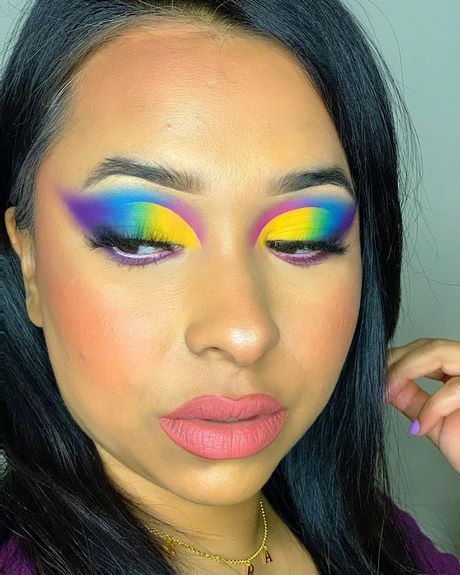 bright-colors-makeup-tutorial-35_10 Heldere kleuren make-up tutorial