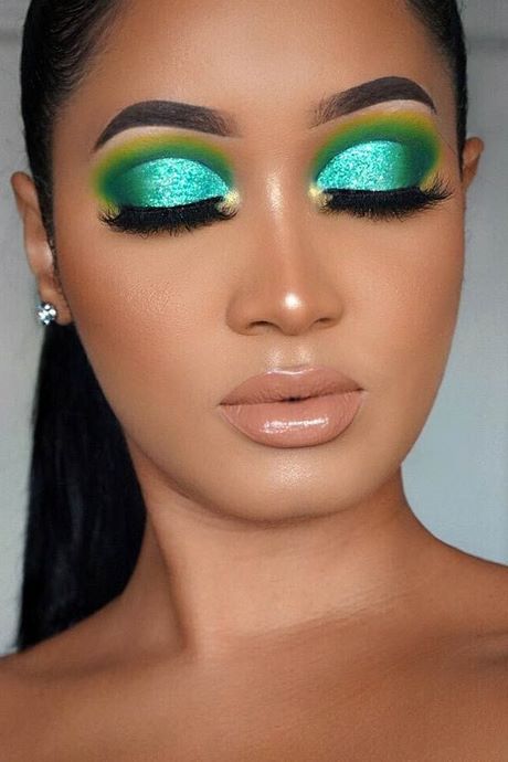 bright-green-makeup-tutorial-34_12 Bright green make-up tutorial